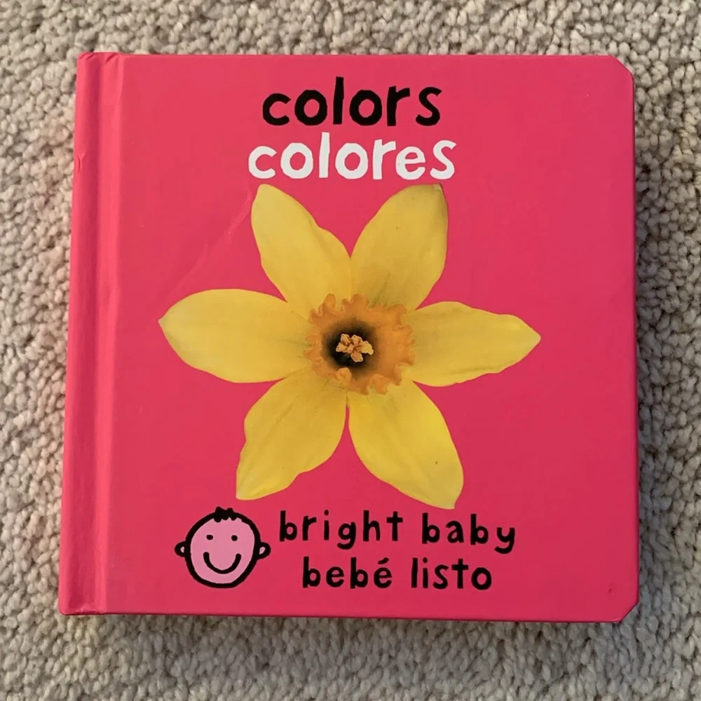 Set of 4 Baby Books English/Spanish - bilingual